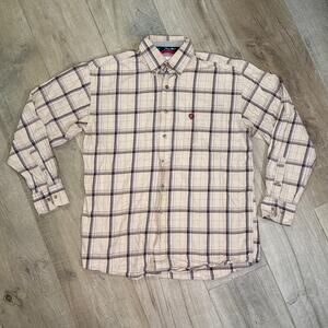 Wrangler George Straight Shirt Cowboy Cut Western Rodeo Mens Large